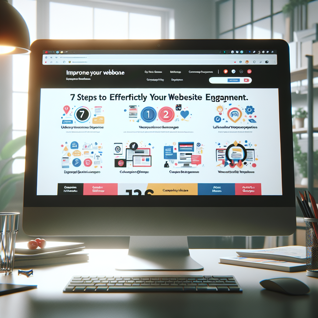 7 Steps to Effortlessly Improve Your Website Engagement
