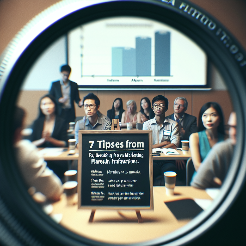 7 Tips for Breaking Free from Marketing Plateau Frustrations