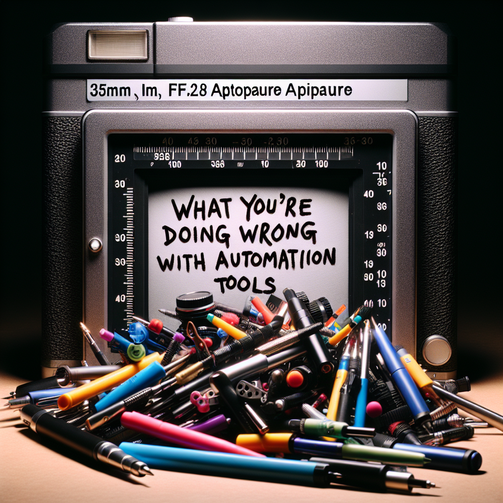 What You’re Doing Wrong with Automation Tools