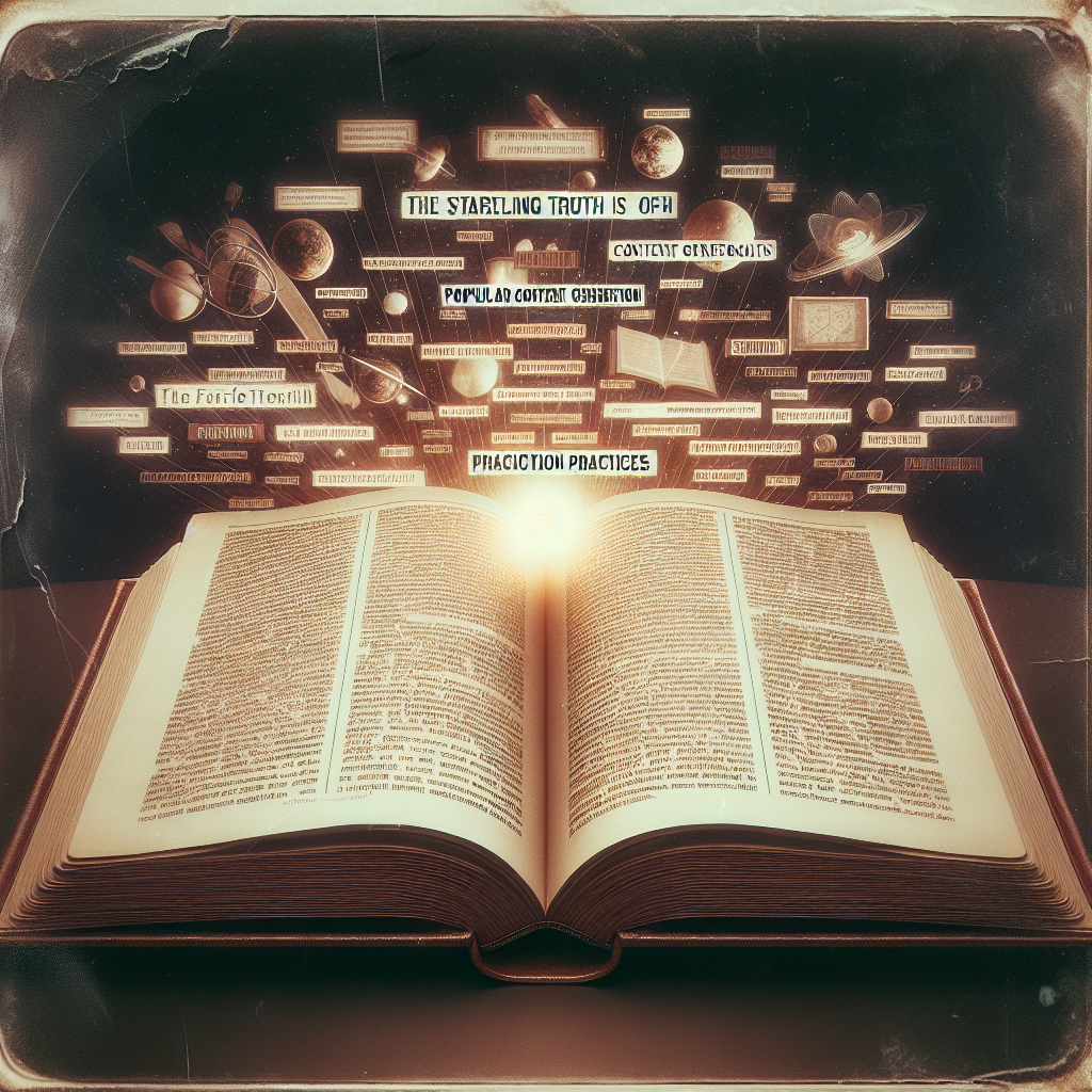 The Startling Truth About Popular Content Generation Practices