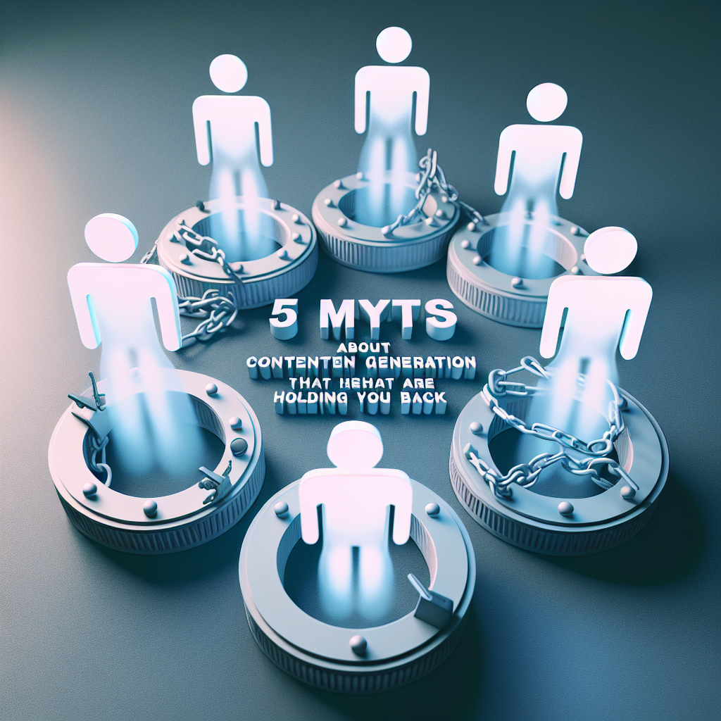 5 Myths About Content Generation That Are Holding You Back