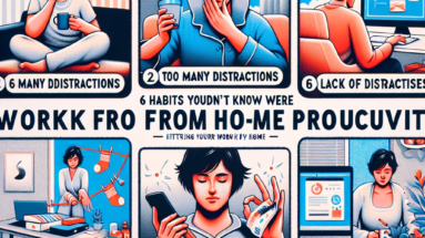 6 Habits You Didn’t Know Were Hurting Your Work From Home Productivity