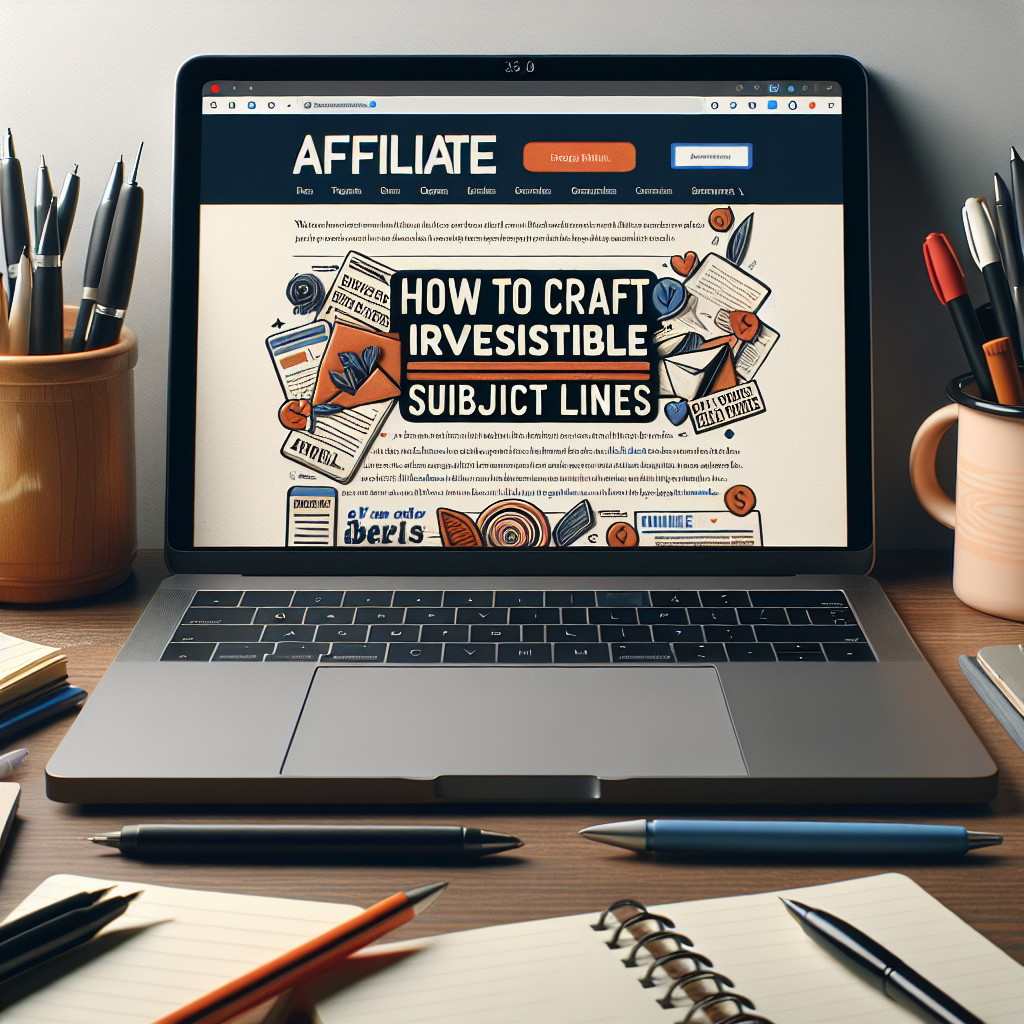 How to Craft Irresistible Subject Lines for Affiliate Emails