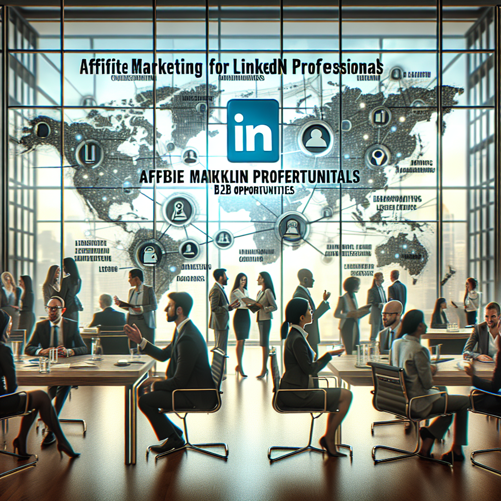 Affiliate Marketing for LinkedIn Professionals: B2B Opportunities