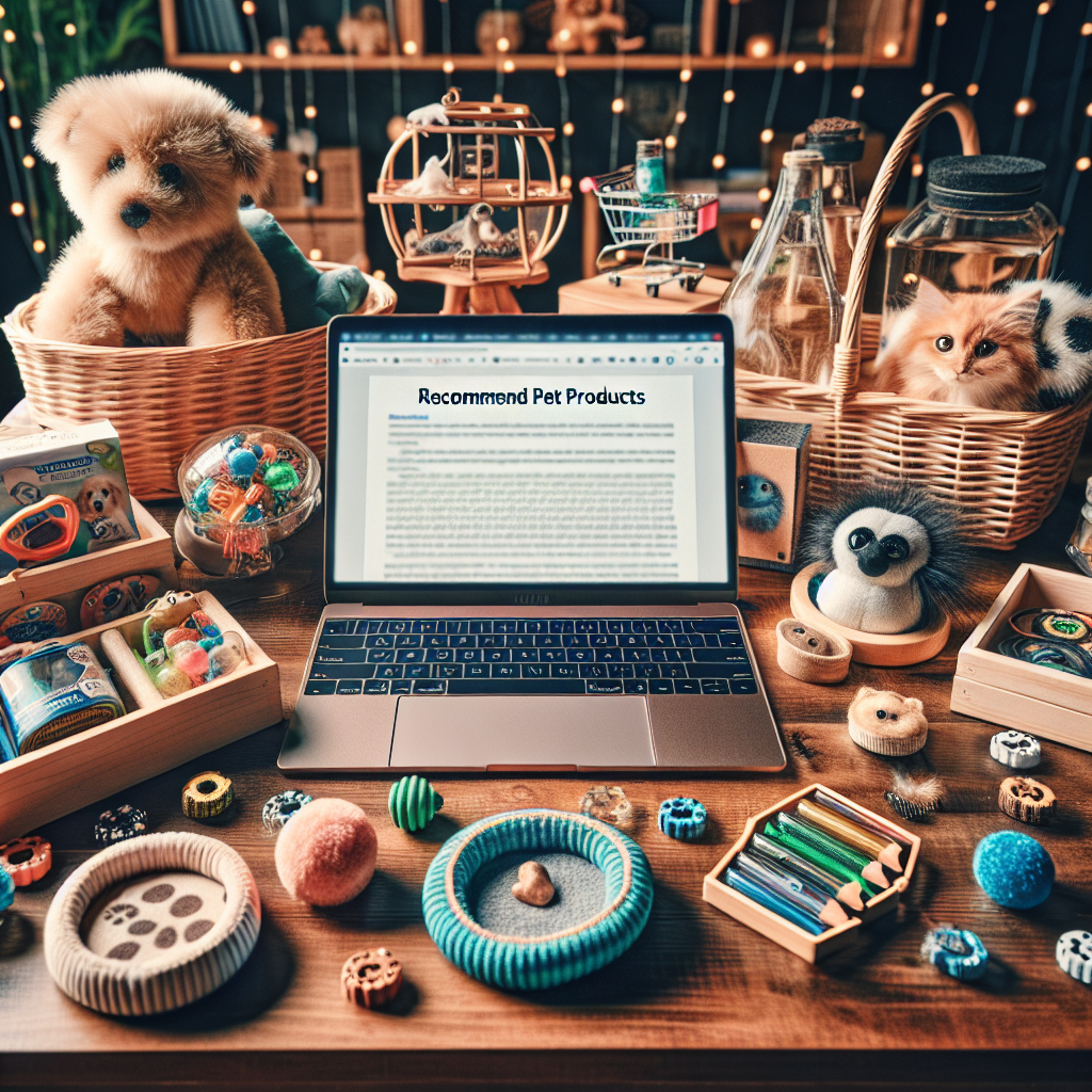 Affiliate Marketing for Pet Bloggers: Recommend Pet Products