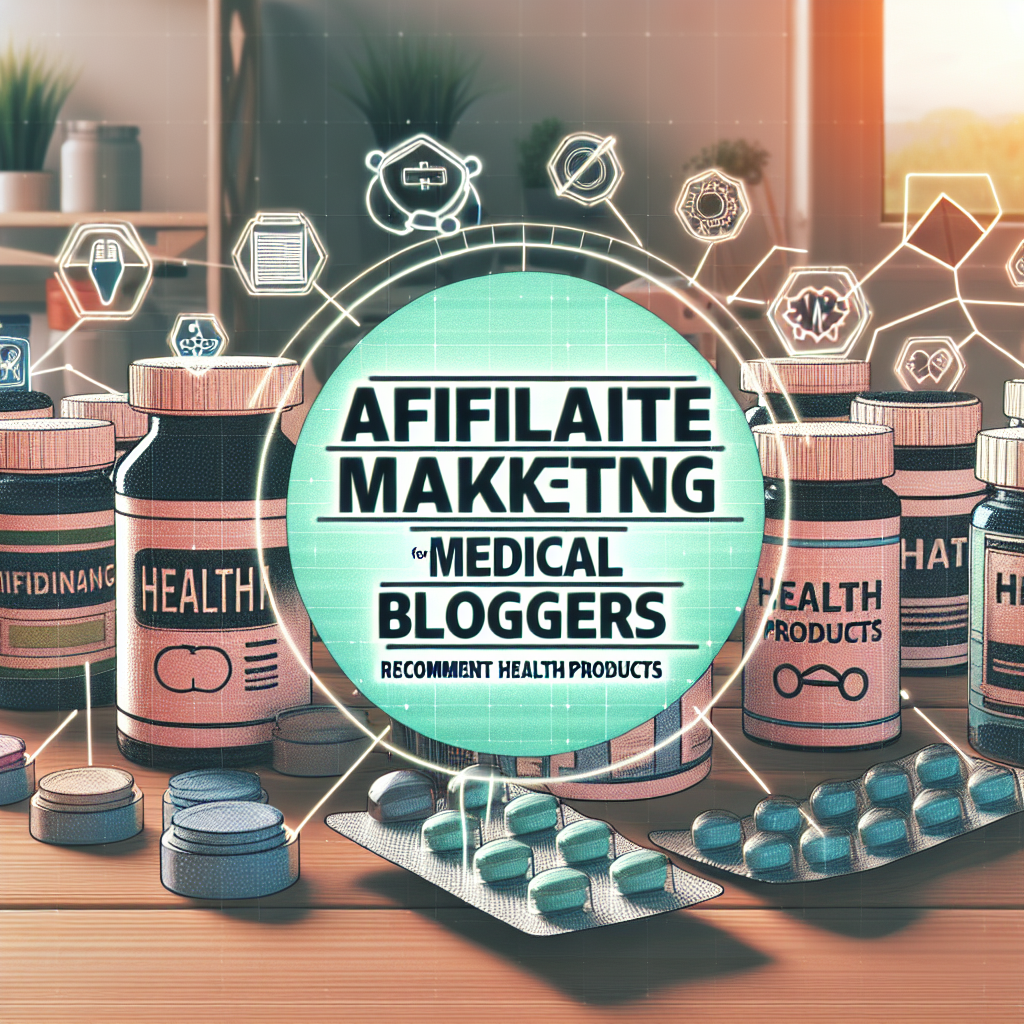 Affiliate Marketing for Medical Bloggers: Recommend Health Products