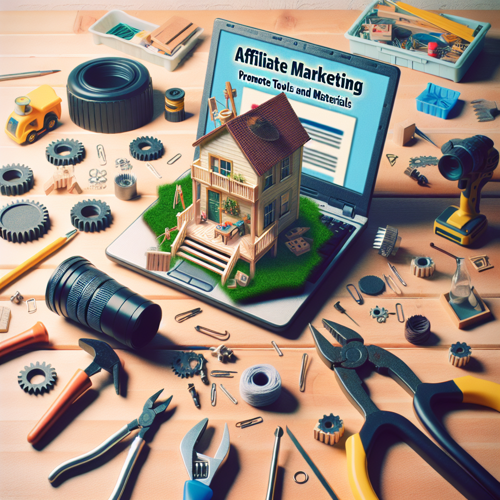 Affiliate Marketing for DIY Bloggers: Promote Tools and Materials