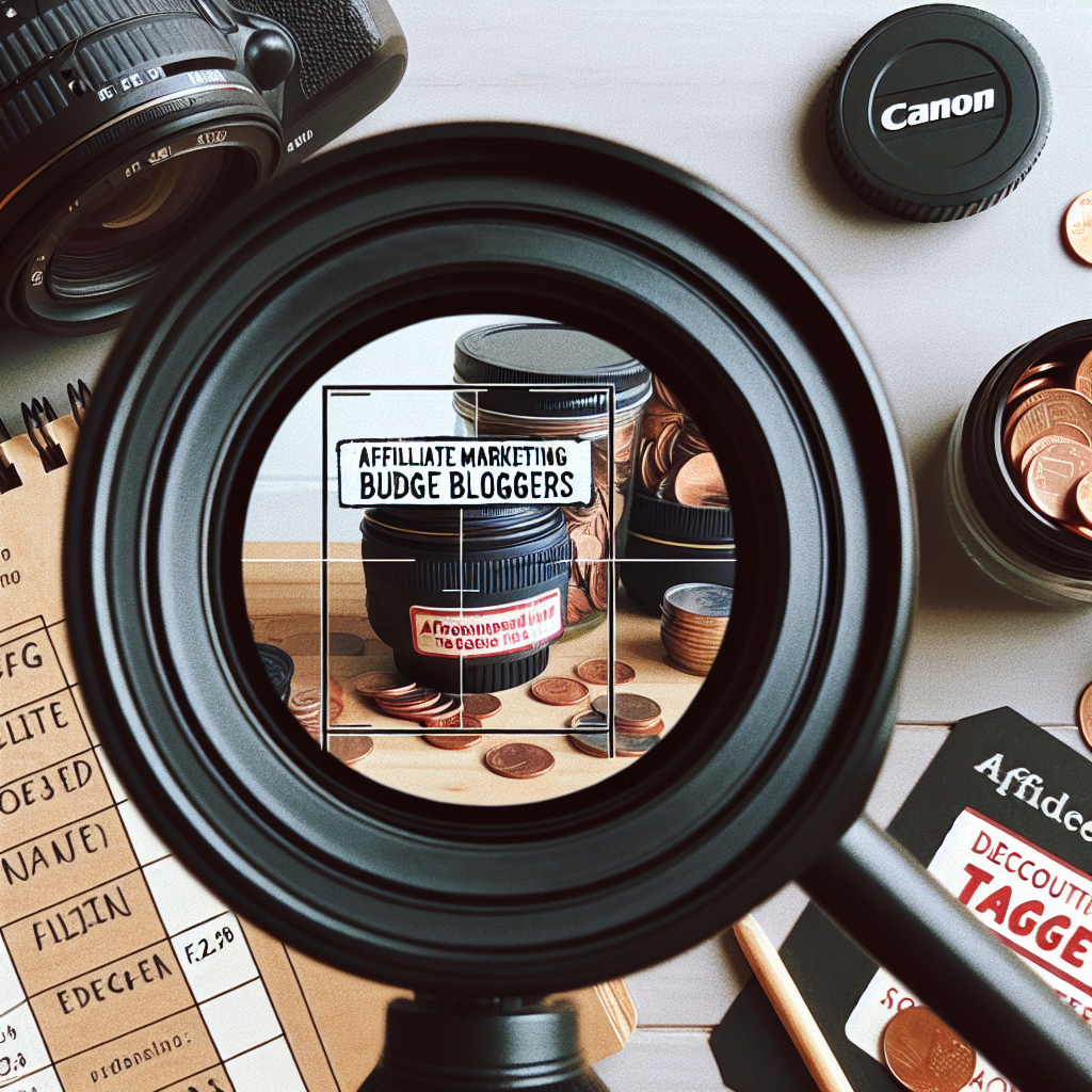 Affiliate Marketing for Budget Bloggers: Share Affordable Finds