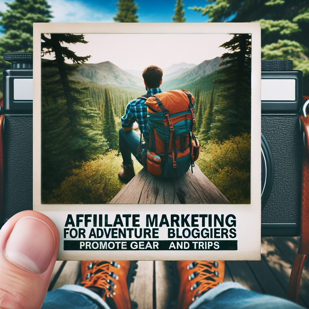 Affiliate Marketing for Adventure Bloggers: Promote Gear and Trips