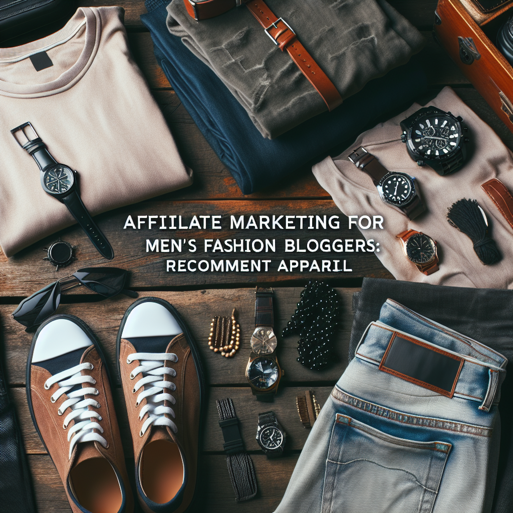 Affiliate Marketing for Men’s Fashion Bloggers: Recommend Apparel
