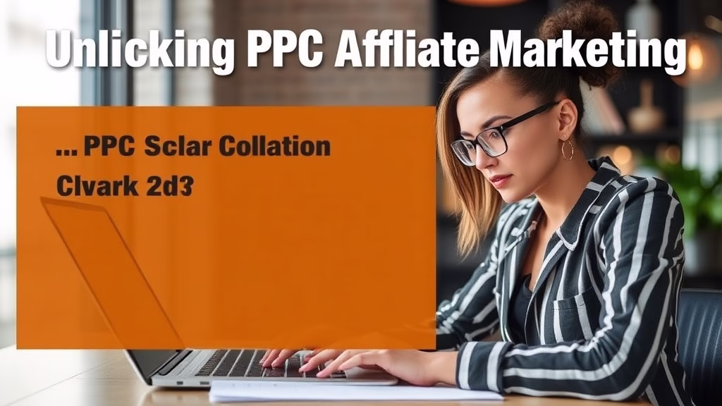 Unlocking PPC Affiliate Marketing Meaning: A 2025 Guide to Success