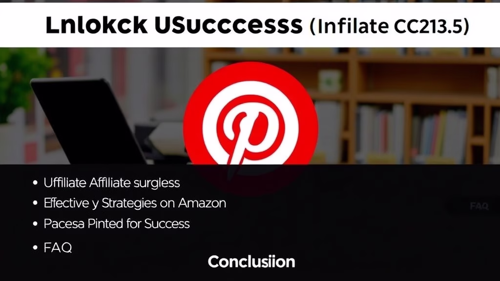 Unlock Success: Affiliate Marketing Amazon and Pinterest (2025)