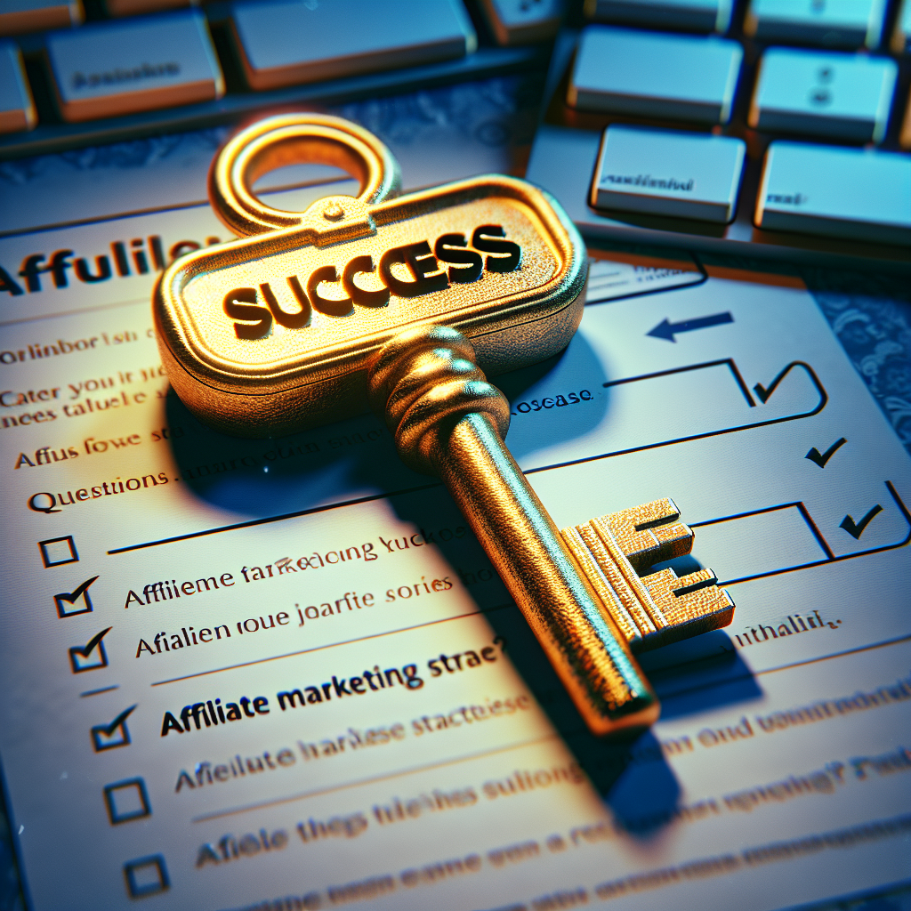 Unlock Success: 10 Essential Questions in Your Affiliate Marketing Questionnaire (2025)