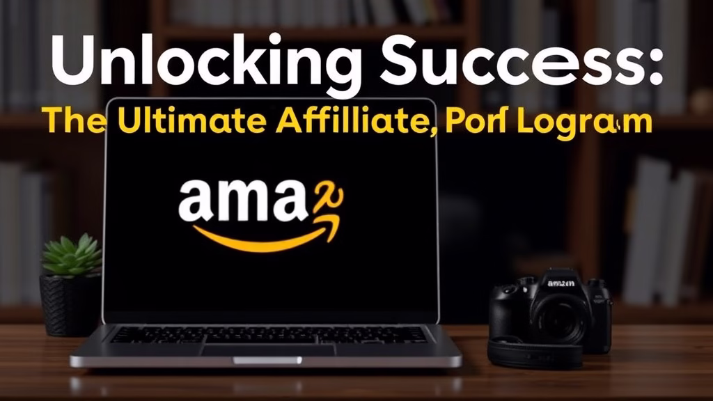Unlocking Success: The Ultimate Affiliate Program for Amazon (2025)