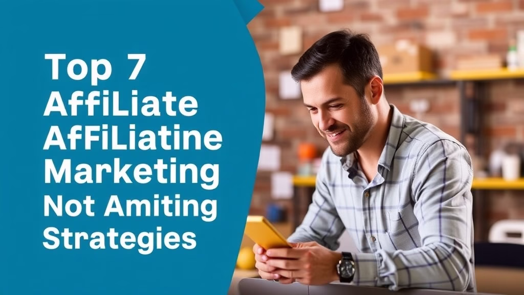 Unlock Profits: Top 7 Affiliate Marketing Not Amazon Strategies (2025)